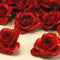 Red Rose Fabric 5/8" Flower - 761-1005