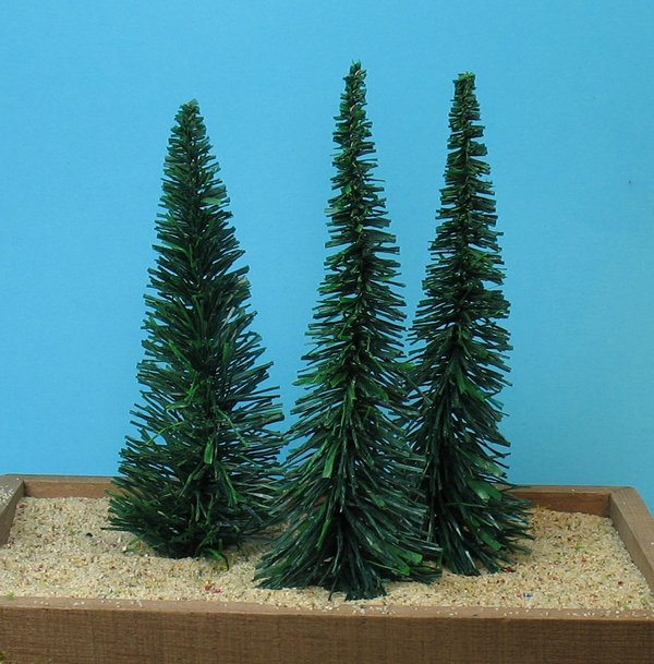 Evergreen Tree - 4" - 3 Pcs Set - 218-0202