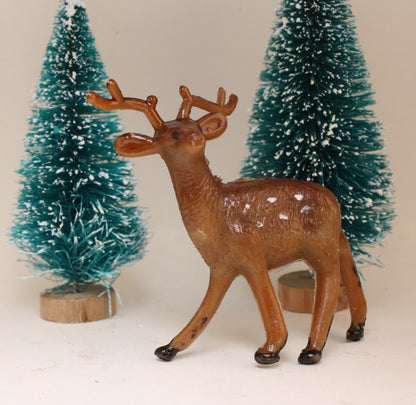 Deer - 2.5" Tall - Set of 2 - Brown - 204-8814