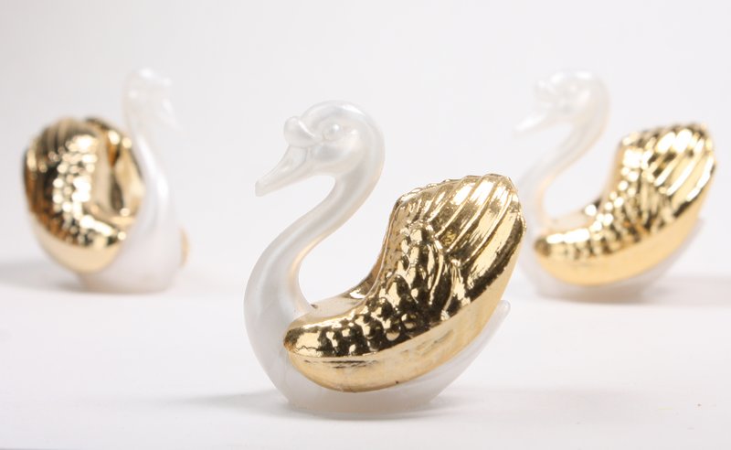 Swans - Golden - Set of 4 pcs - IV3-3605