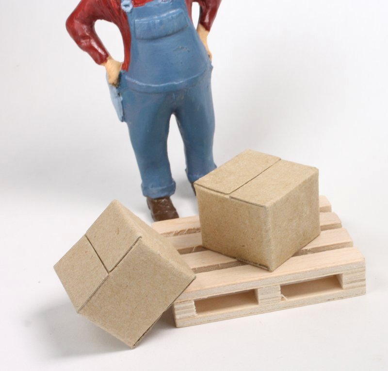 Cardboard Boxes - G Scale - Set of 2 - IV3-3617