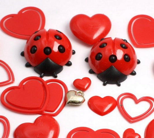 Hearts Only Set - 40+ pieces! Valentines Special! IV3-3676