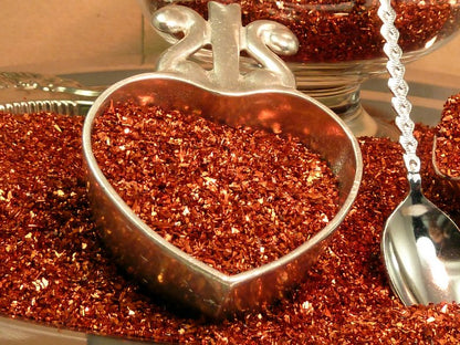 Chunky Light Brown Glass Glitter -  70 Grit
