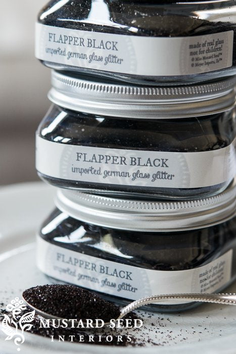 Black Black - Miss Mustard Seed Glitter - 306-1501