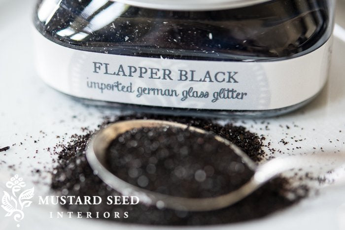 Black Black - Miss Mustard Seed Glitter - 306-1501