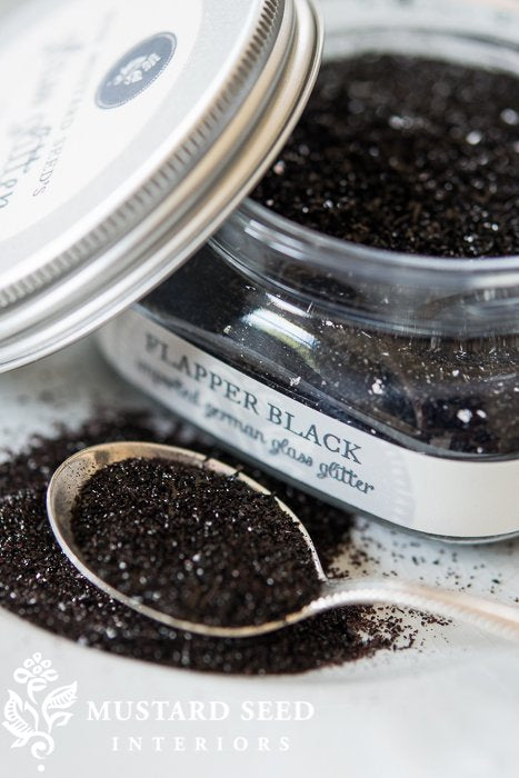 Black Black - Miss Mustard Seed Glitter - 306-1501