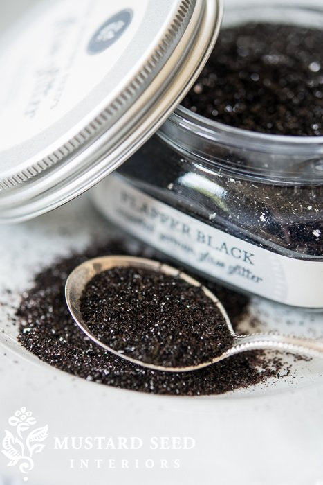 Black Black - Miss Mustard Seed Glitter - 306-1501