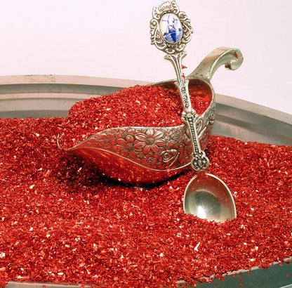Chunky Red Glass Glitter -  70 Grit