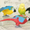 1.5" Exotic Bird Set -  Set of 11 - 268-0404