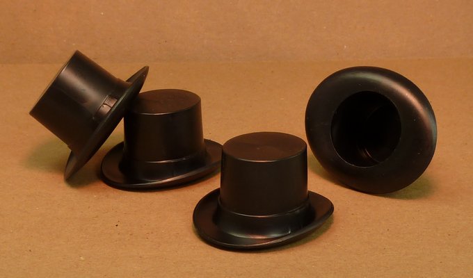 Top Hat - Large Black - #203-3-142