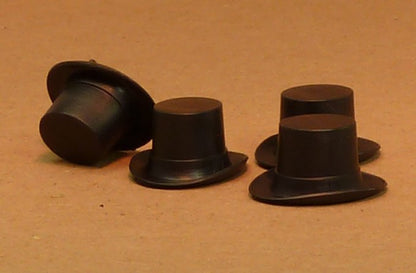 Top Hat - Small Black- Set of 6 - #203-3-147