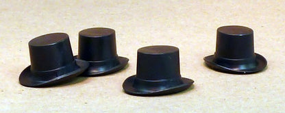 Top Hat - Small Black- Set of 6 - #203-3-147