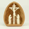 Walnut Shell with Crucifex - 203-3-137B