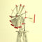 Old West Farm Windmill - All Metal - GRAY - New! - 101-0917