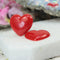Large Red Flatback Hearts - Set of 12 - 203-3-118