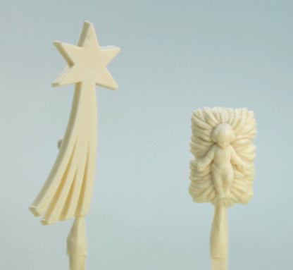 Nativity Scene - Medium  - Set of 4 Mini Figures  203-3-135M