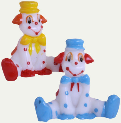 Clowns Retro Style - Miniature - Set of 2 - 204-8825