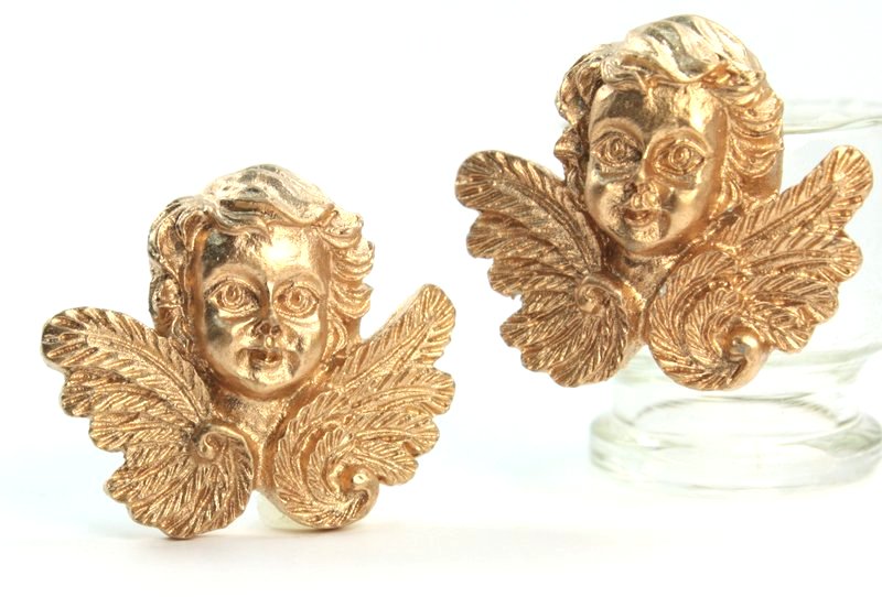 Golden Angels Figurine Heads - Set of 4 - 205-0487