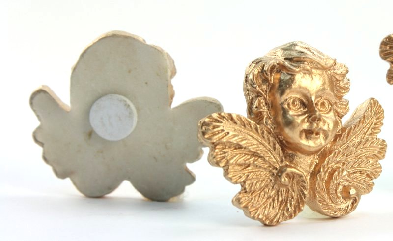 Golden Angels Figurine Heads - Set of 4 - 205-0487