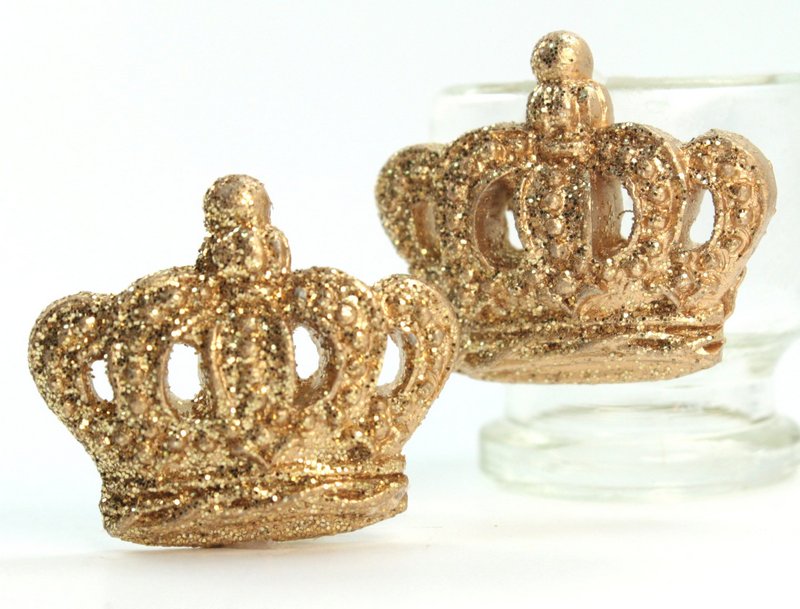 Golden Sparkle Crowns - Set of 4 - 205-1844