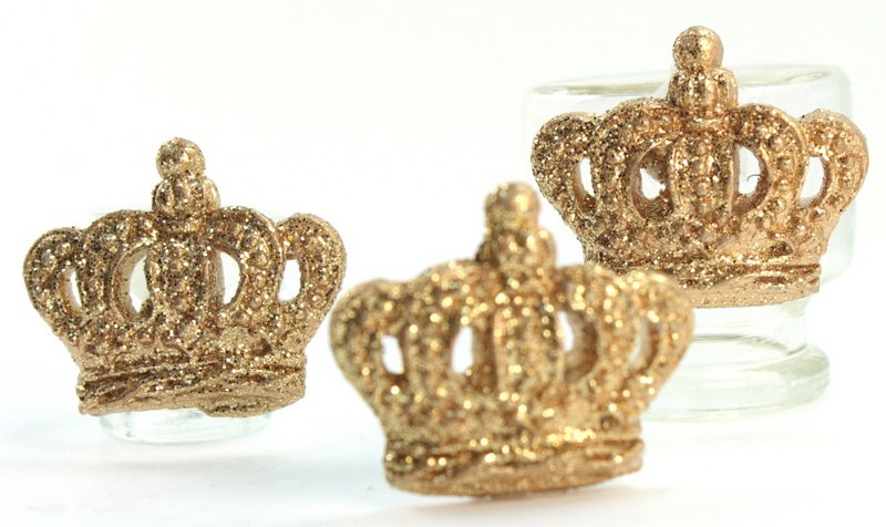 Golden Sparkle Crowns - Set of 4 - 205-1844