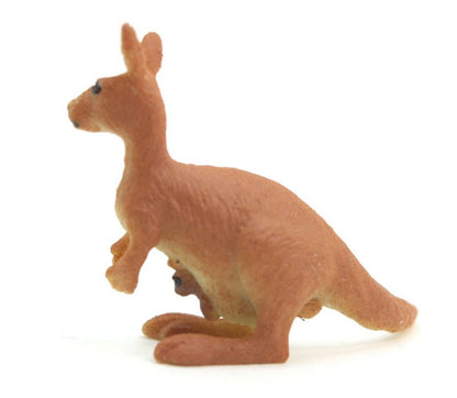 Kangaroo with Baby -  Hand Painted -  Set of 4 - 234-4022