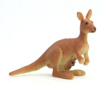 Kangaroo with Baby -  Hand Painted -  Set of 4 - 234-4022