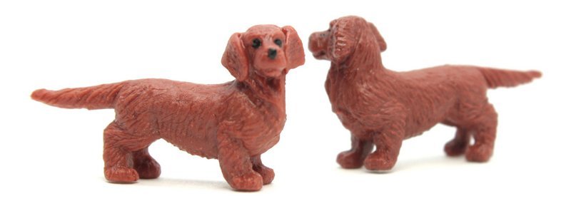 Dachshunds -  1" Tall - Set of 4 - 235-0122