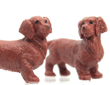 Dachshunds -  1" Tall - Set of 4 - 235-0122