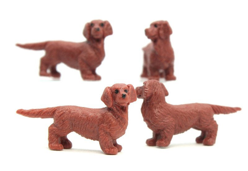 Dachshunds -  1" Tall - Set of 4 - 235-0122