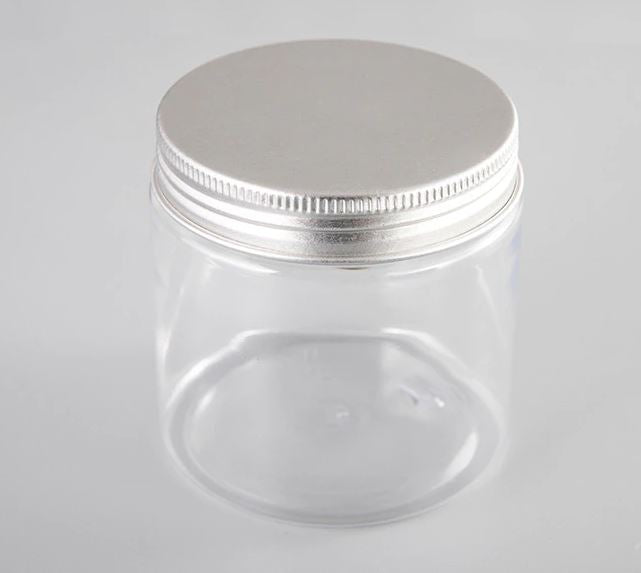 Plastic Jars (empty) 1oz with Metal lids - Set of 10 - 310-1031