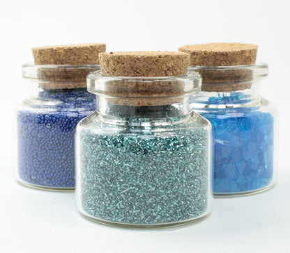 Blue Set of Glitter & Beads - 311-M-0608