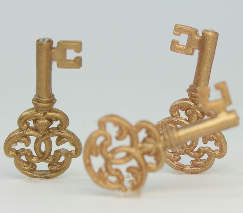 Vintage Gold Keys - 12 pcs - German - IV3-2452