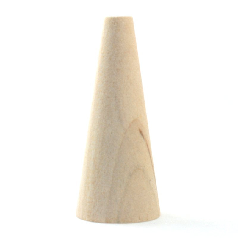 Wooden Craft Cones - 20 Pieces - 1  3/4" Tall - IV3-2483