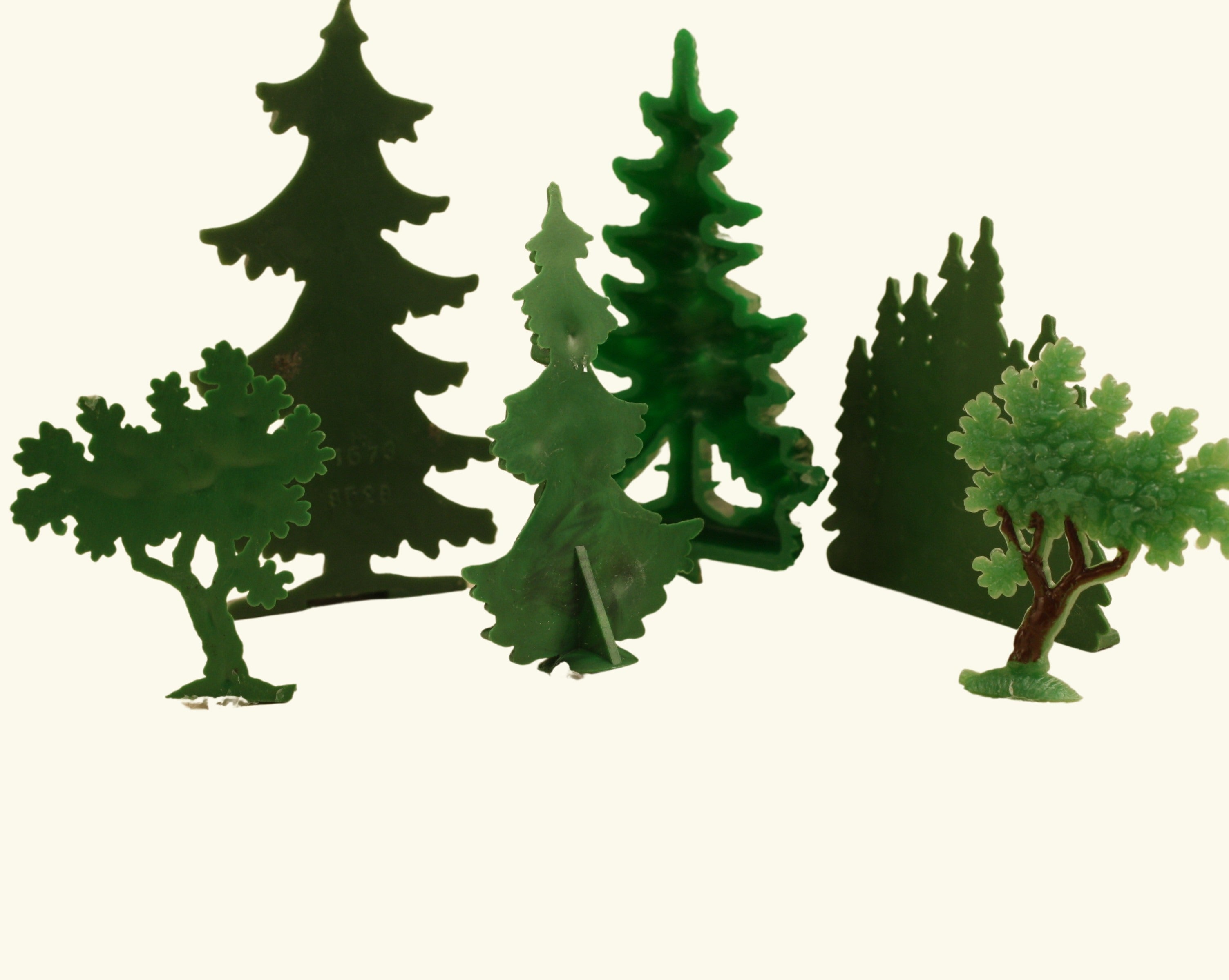 Fairytale "Flatback" Mixed Trees - German - 12 pcs - IV3-2512