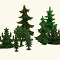 Fairytale "Flatback" Mixed Trees - German - 12 pcs - IV3-2512