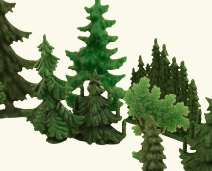 Fairytale "Flatback" Mixed Trees - German - 12 pcs - IV3-2512