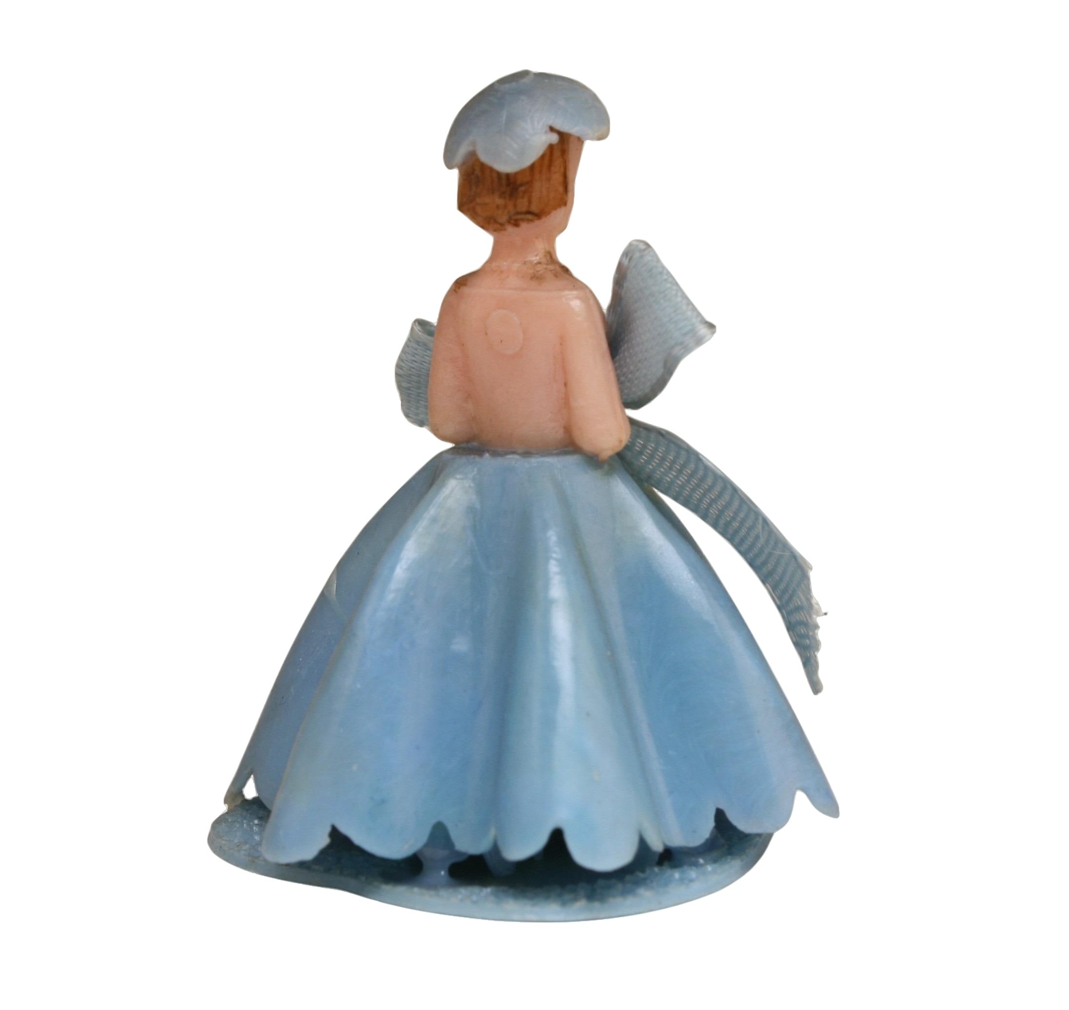 Bridesmaid - Blue Gown - 1.5" Tall - 1960 Vintage - IV3-3620