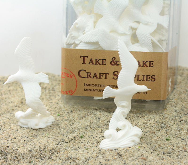 Vintage Sea Gulls in Flight - German - 20 pcs - IV3-3510