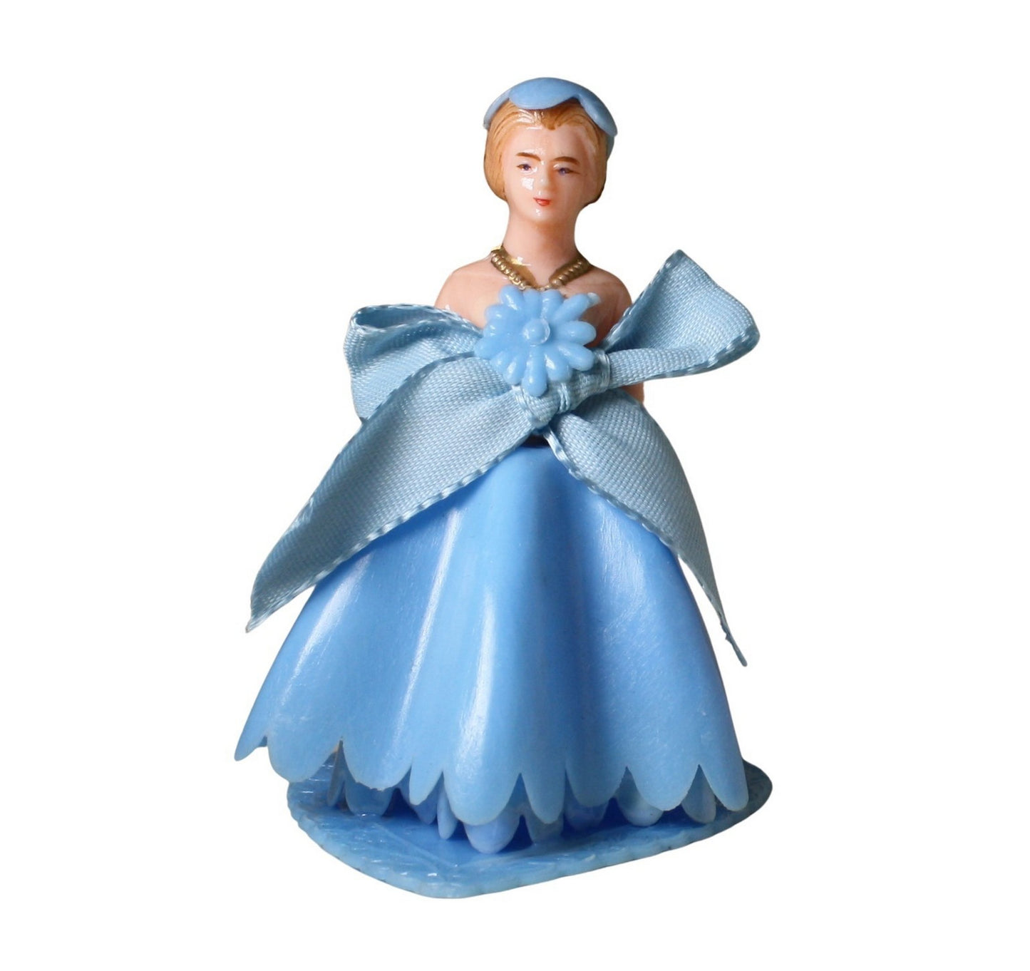 Bridesmaid - Blue Gown - 3" Tall - 1960 Vintage - IV3-3642