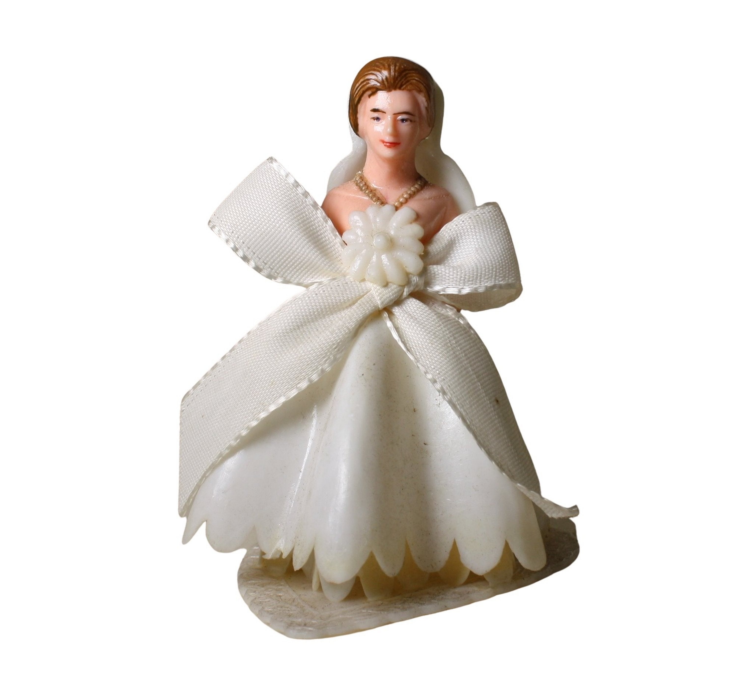 Bride - White Gown - 3" Tall - 1960 Vintage - IV3-3643