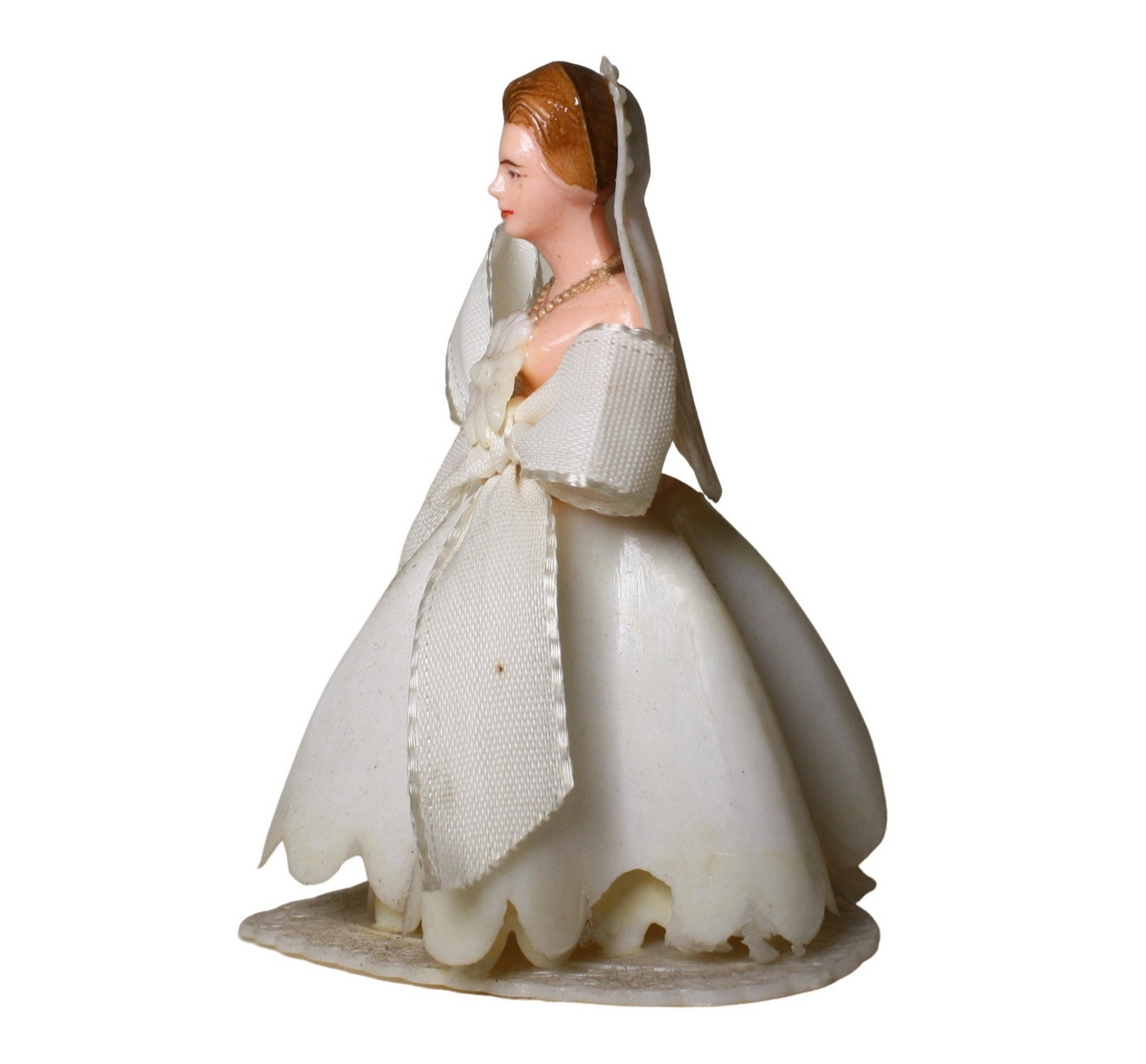 Bride - White Gown - 3" Tall - 1960 Vintage - IV3-3643