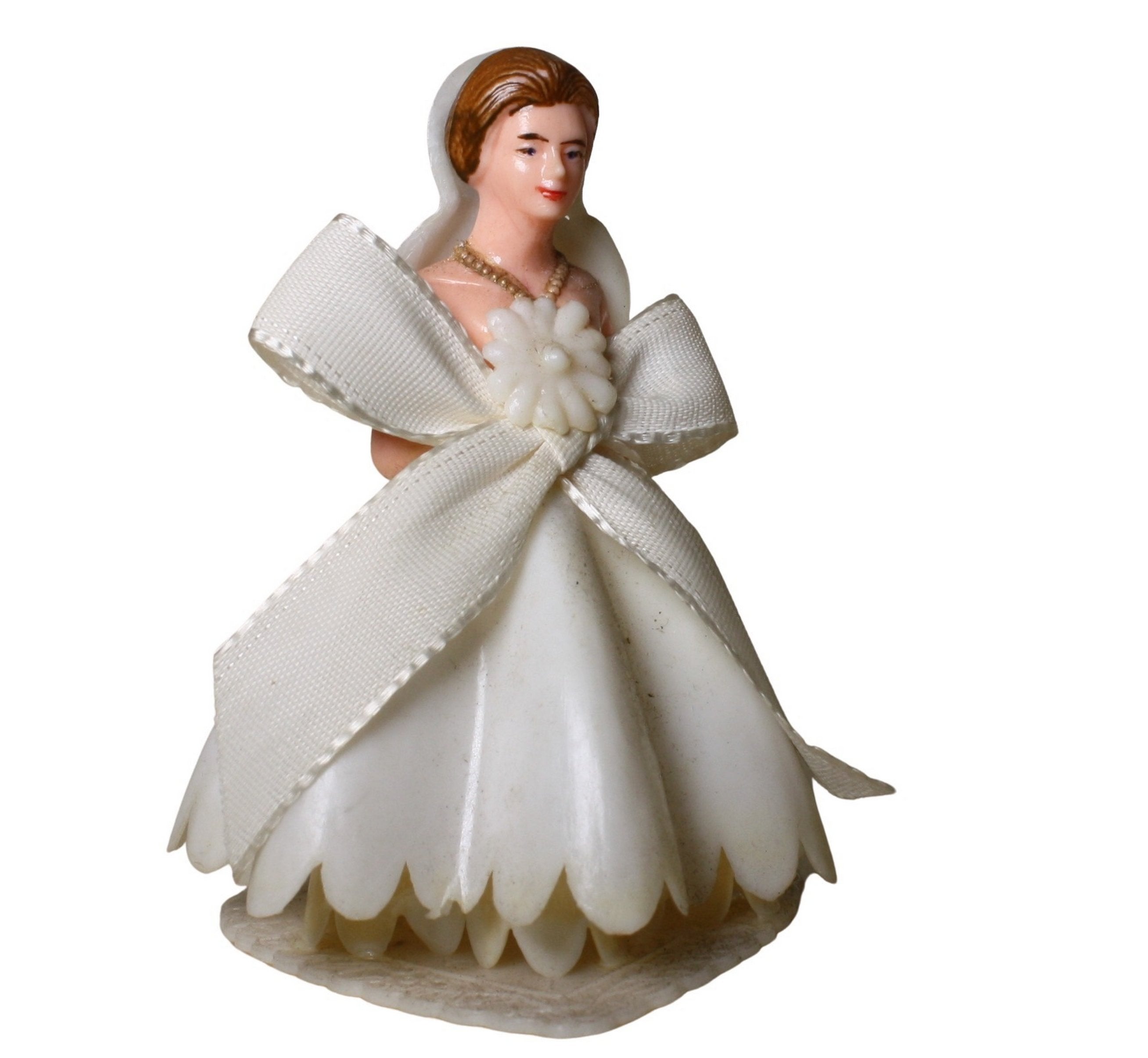 Bride - White Gown - 3" Tall - 1960 Vintage - IV3-3643