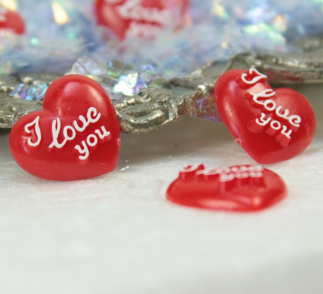 I Love Flatback Hearts (203-3-126)